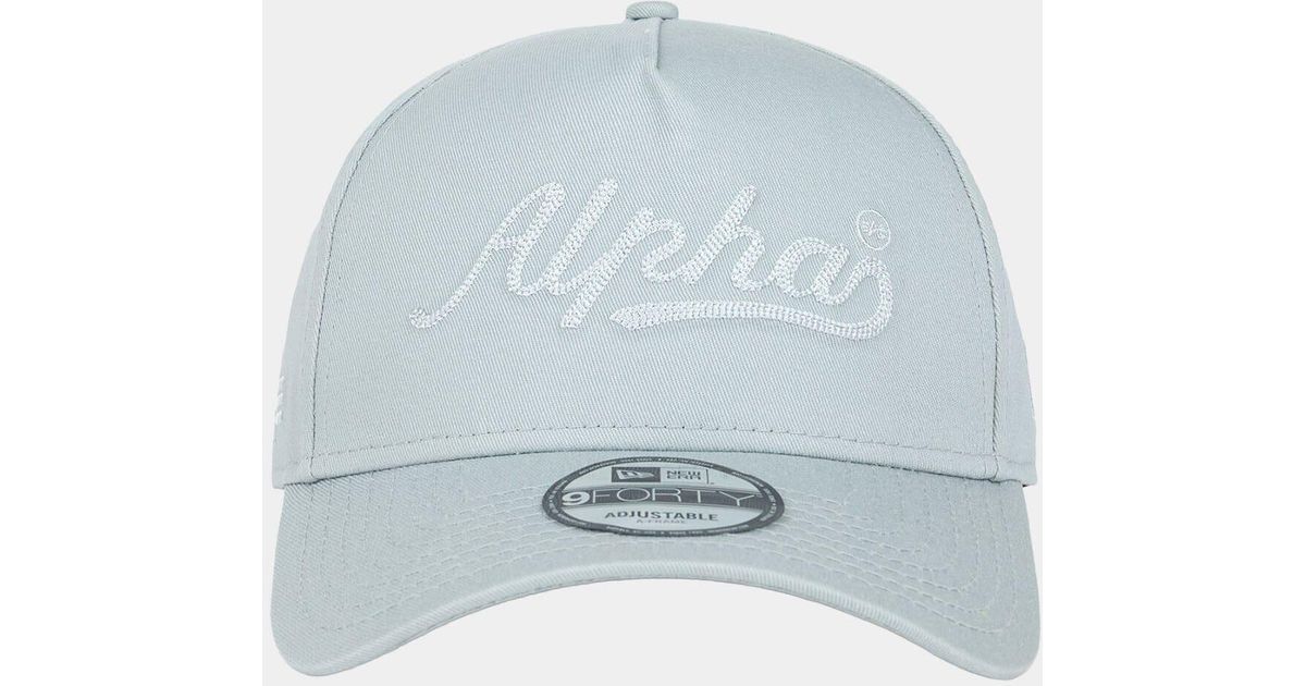 Alpha Industries X New Era 9forty Script Hat in Blue | Lyst