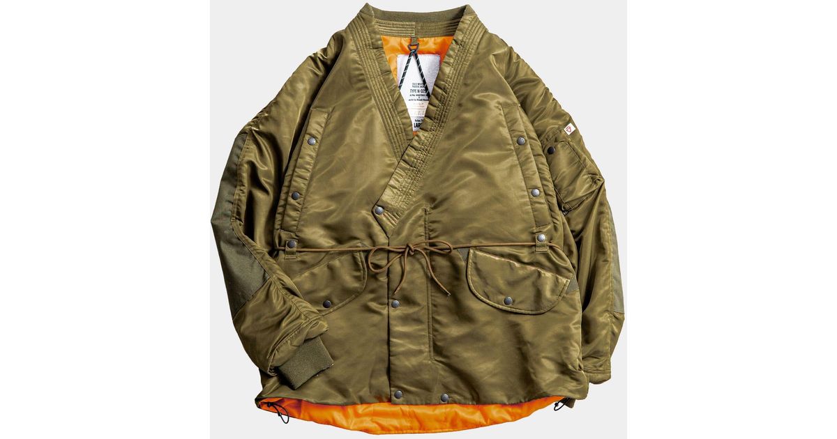 Alpha Industries Norbit X Alpha N-3b Samue Jacket in Green | Lyst