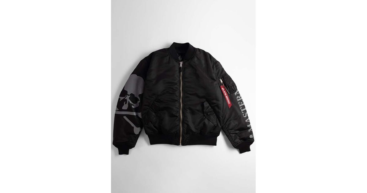 Alpha Industries Mastermind X Alpha Reflective Ma1 Bomber Jacket in