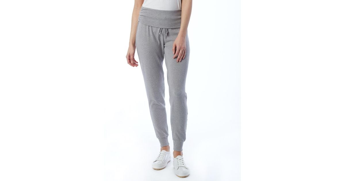Alternative Apparel Cotton Vintage Heavy Knit Slow Jogger Pants in