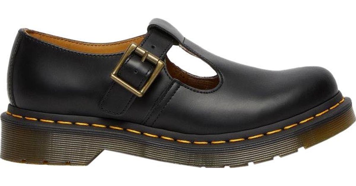 polley smooth leather mary janes dr martens