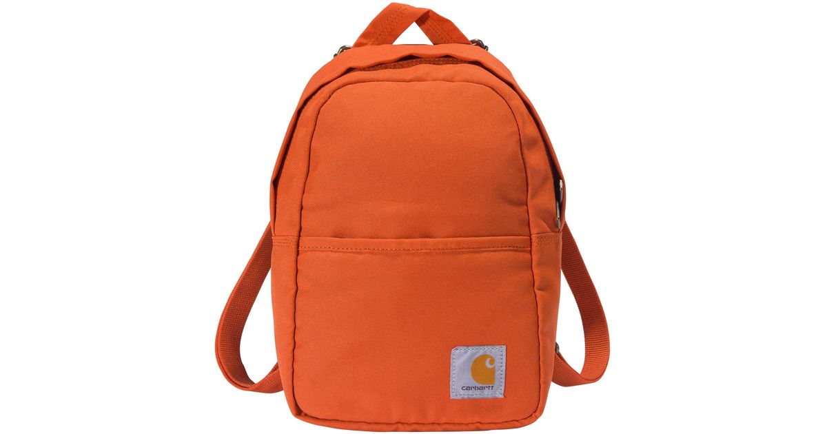 Carhartt Fleece Mini Backpack in Orange Lyst
