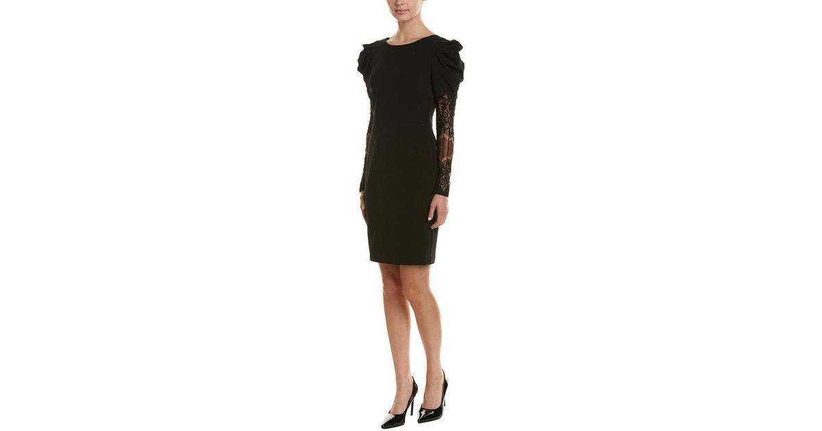 Betsey Johnson Stretch Crepe Dress With 
