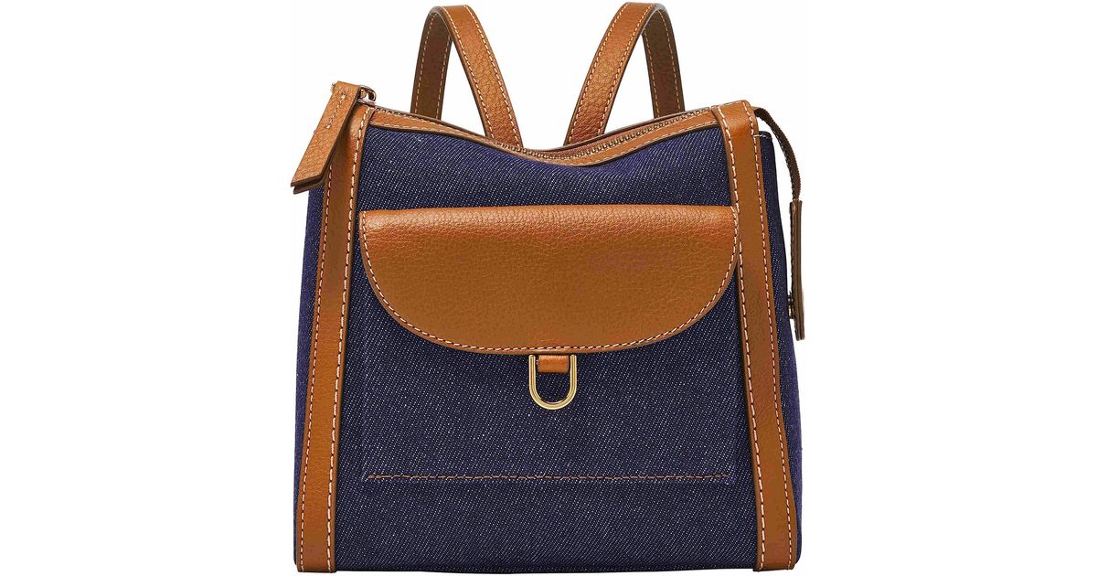 Fossil Backpack in Blue | Lyst