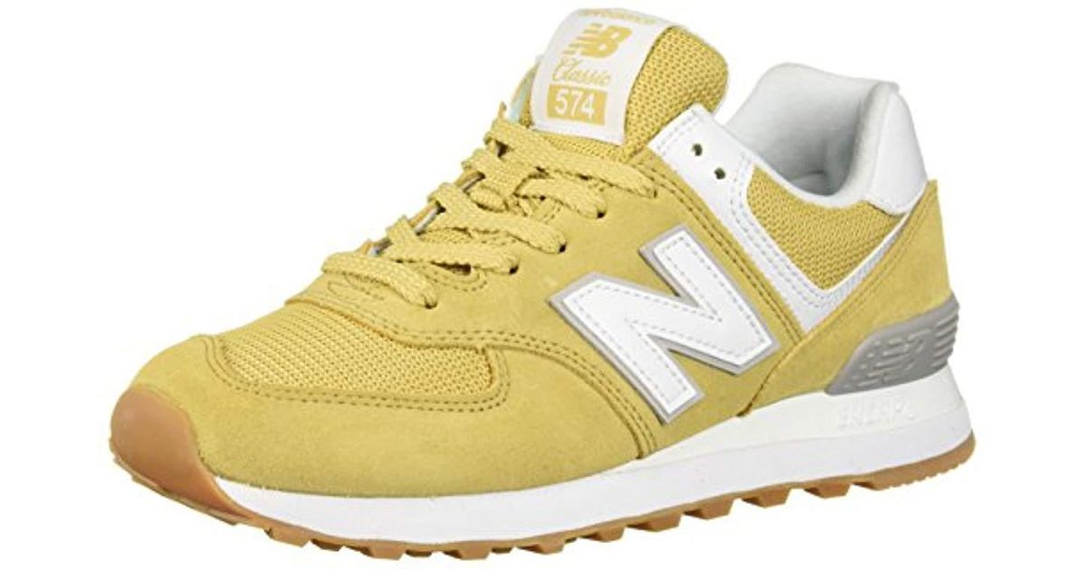 New Balance 574 V2 Essential Sneaker in Yellow | Lyst
