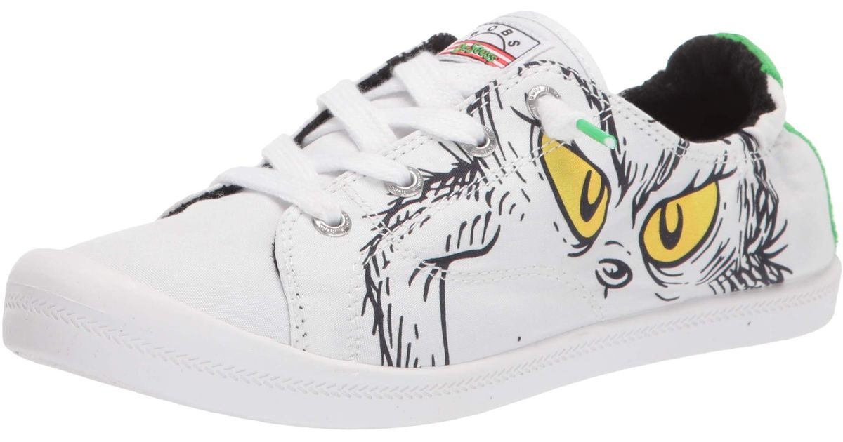 Skechers Bobs Beach Bingo grinch Sneaker in White Lyst