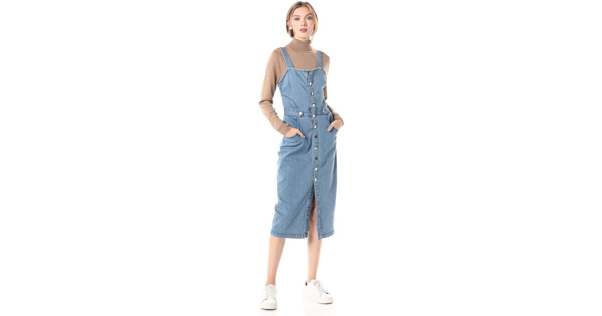 finders keepers mia denim jumpsuit