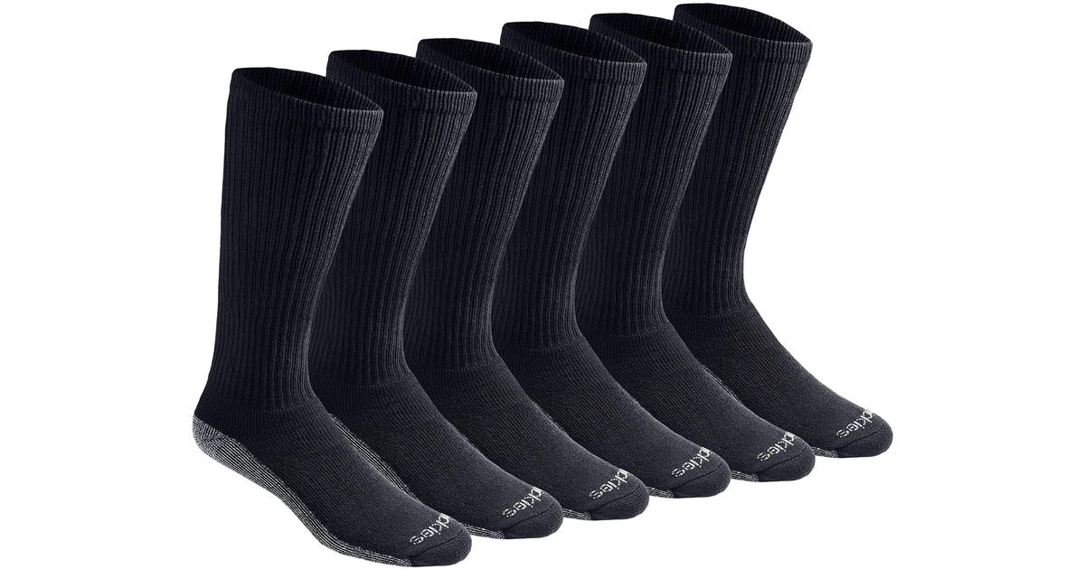 Dickies Multipack Dritech Moisture Control Bootlength Socks in Black