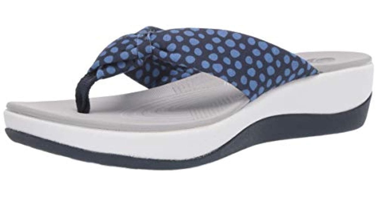 Clarks Arla Glison Flip Flop in Blue - Save 31% - Lyst