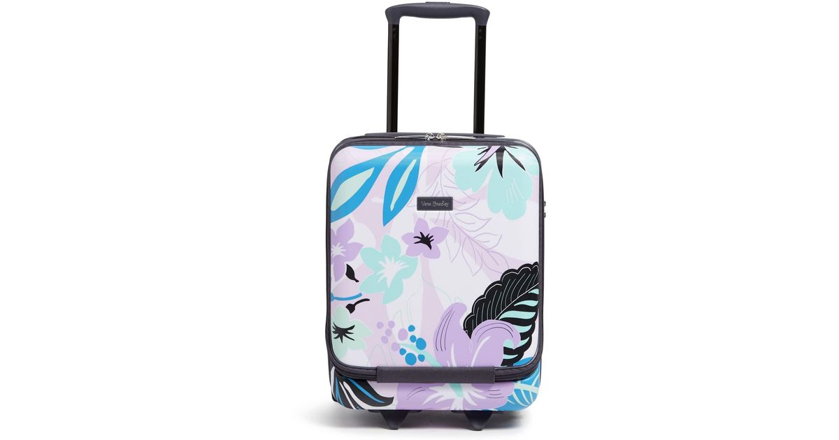 Vera Bradley Hardside Underseat Rolling Suitcase Luggage in Blue Lyst