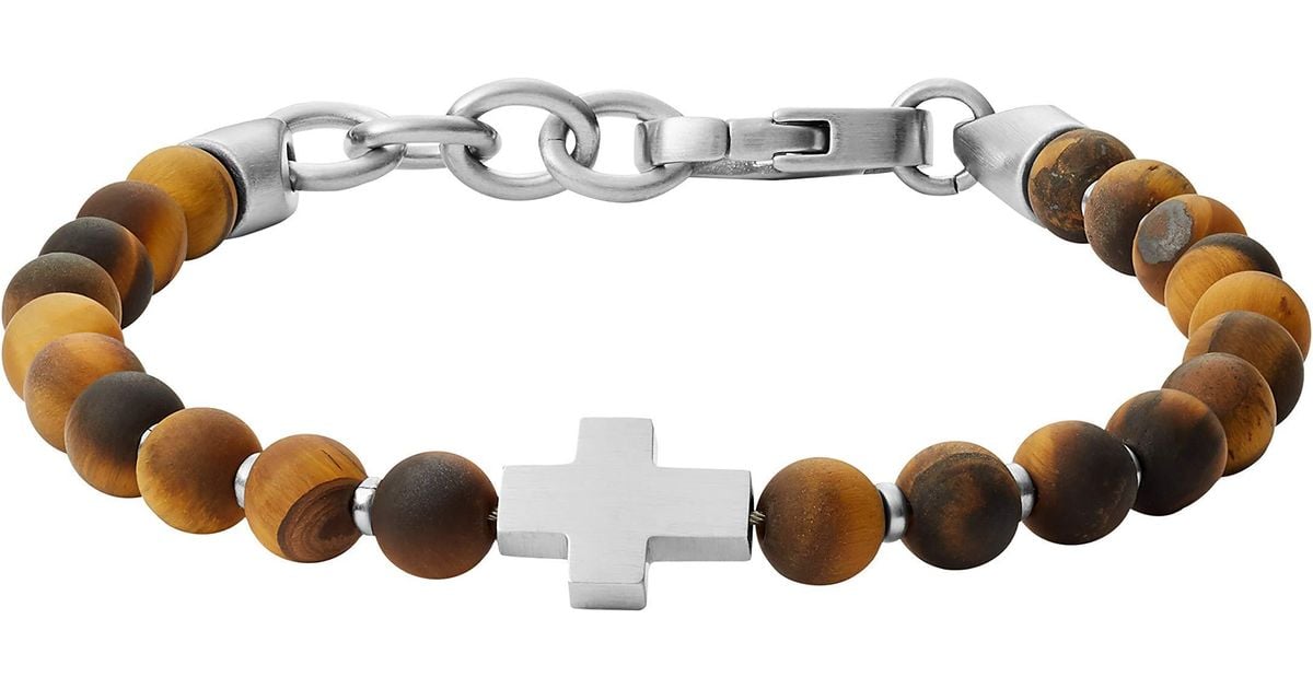 fossil tiger eye bracelet