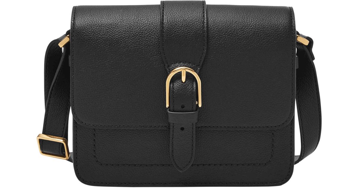 Fossil Damen Zoey – Borsa A Tracolla Piccola In Pelle – Con Tracolla Regolabile E 8 Scomparti Per Carte – Beige