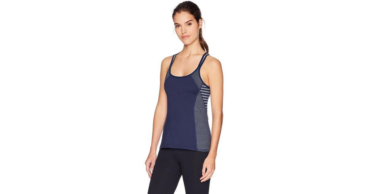yoga tank with shelf bra