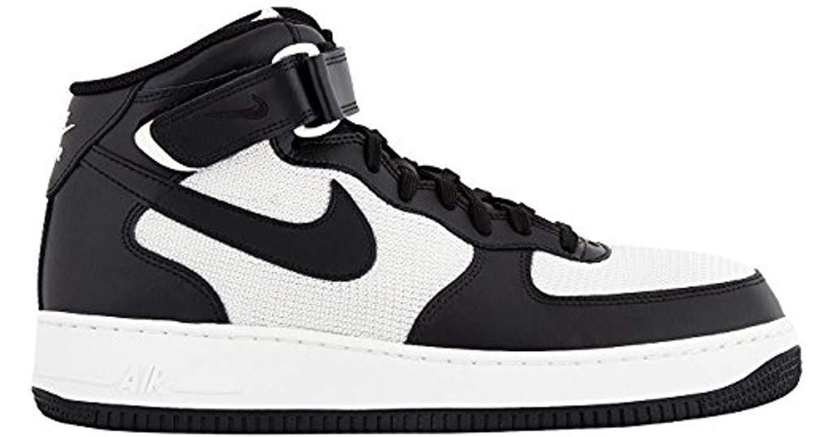 Nike - Black Air Force 1 Mid 07 Trainers for Men - Lyst Nike - Black Air Force 1 Mid 07 Trainers for Men - Lyst