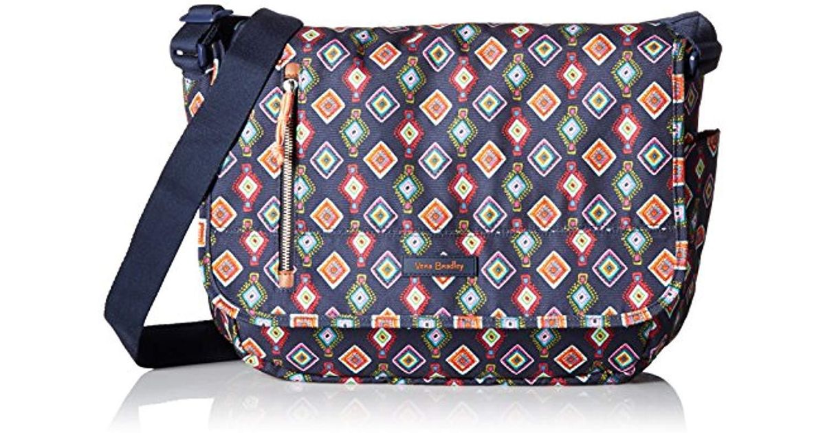vera bradley lighten up laptop messenger bag