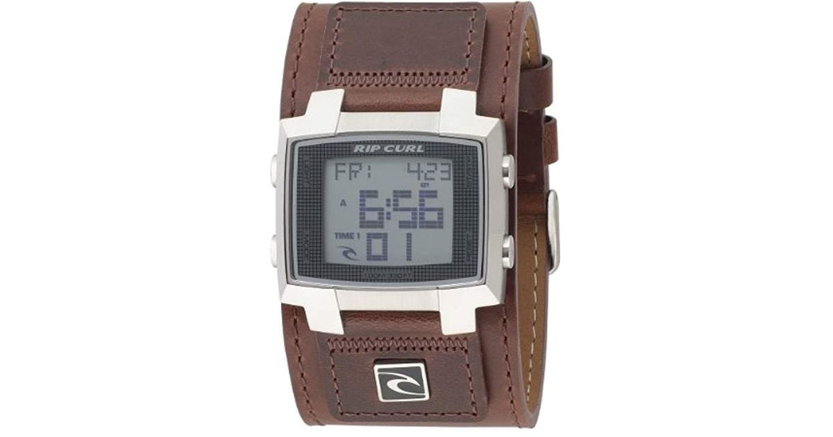 rip curl leather watch
