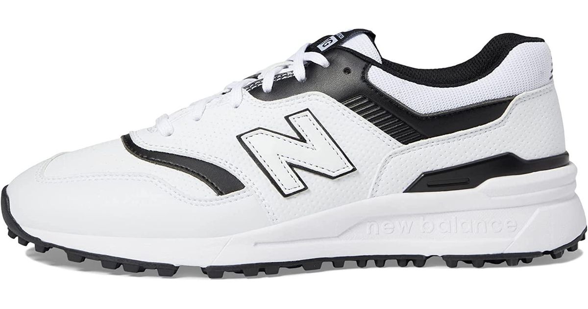 New Balance 997 Sl Golf Shoes in Black for Men Lyst