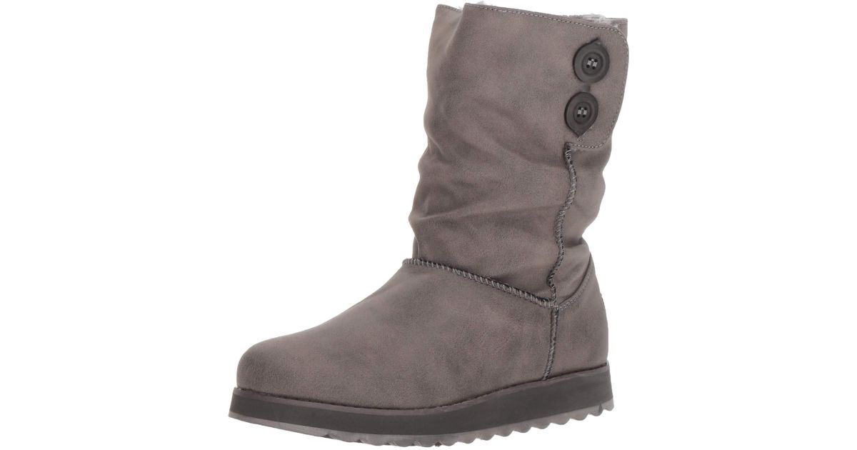 skechers keepsake boots grey