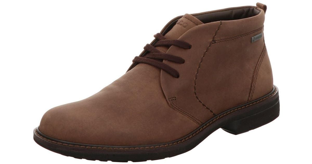 Ecco Mens Turn Gore-tex Tie Chukka Boot in Black for Men Lyst UK