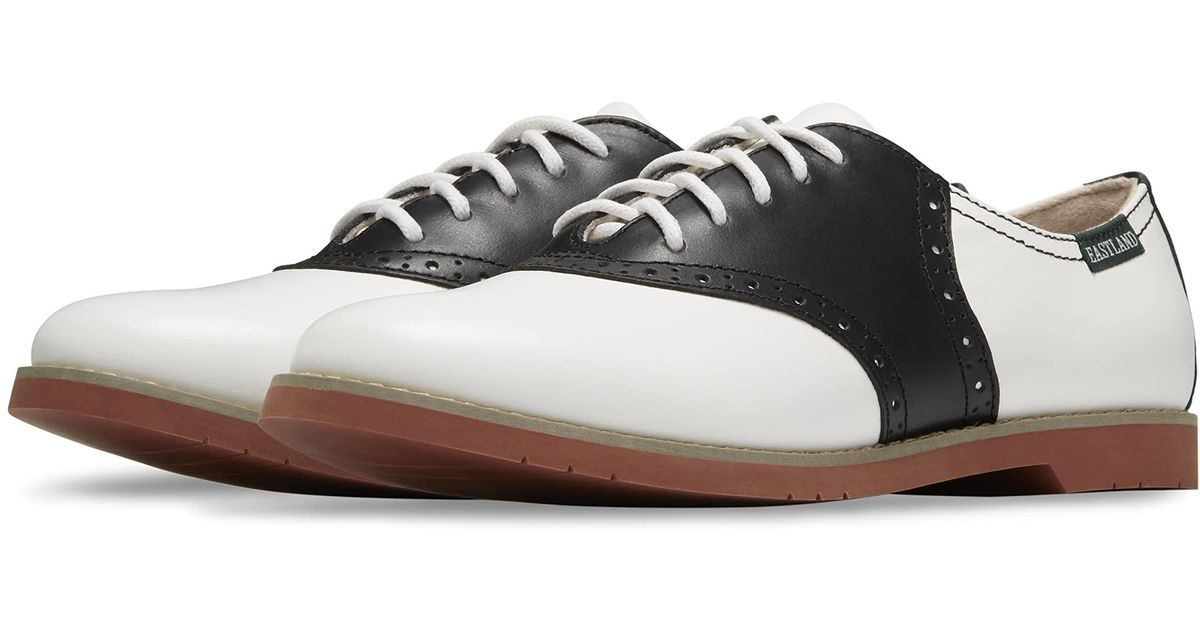 Eastland Leather Sadie Shoe in Black/White (Black) | Lyst