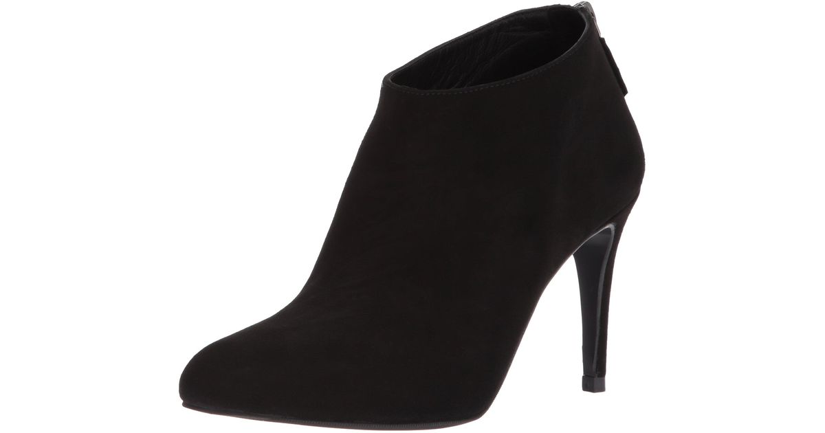 emily black suede ankle boots