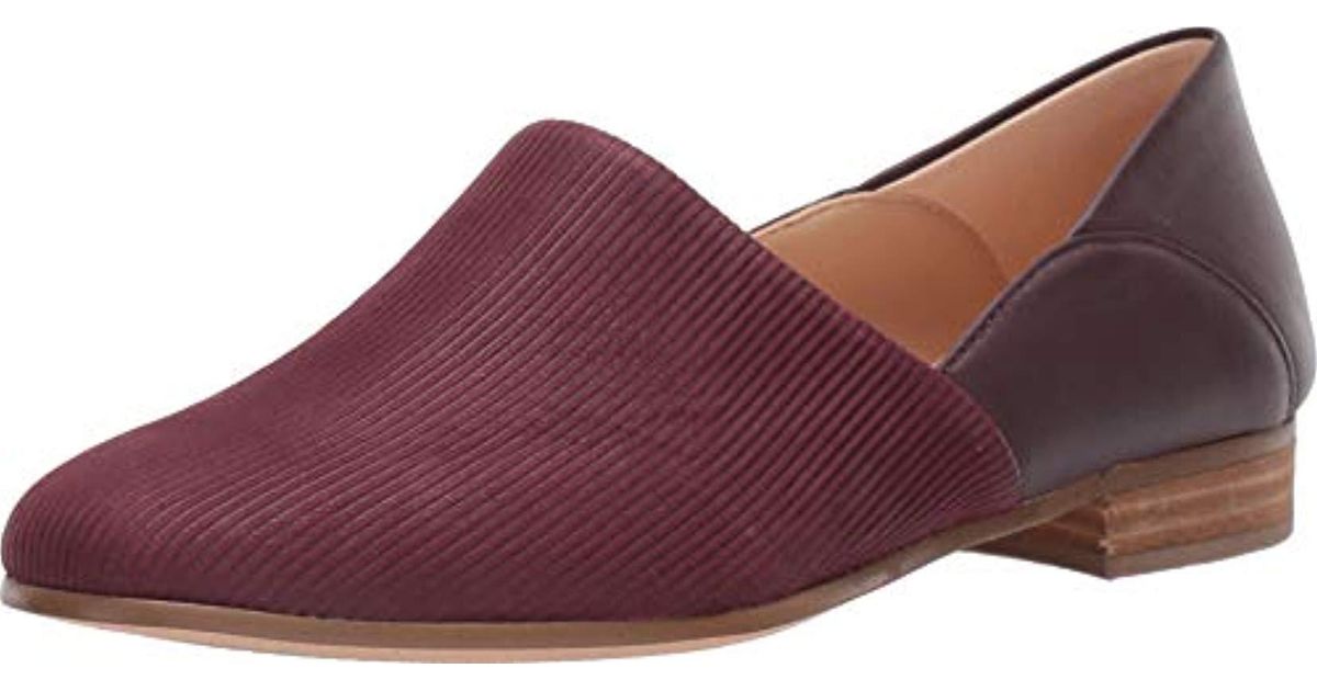 clarks flat loafers