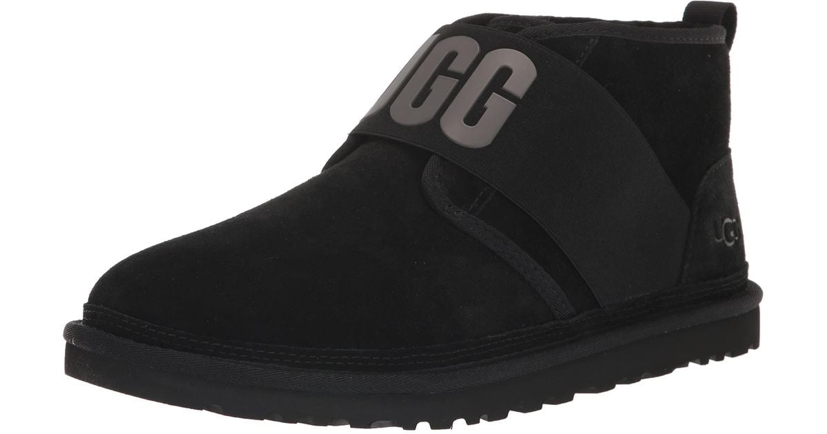 UGG Suede Neumel Ii Graphic Chukka Boot in Black for Men | Lyst