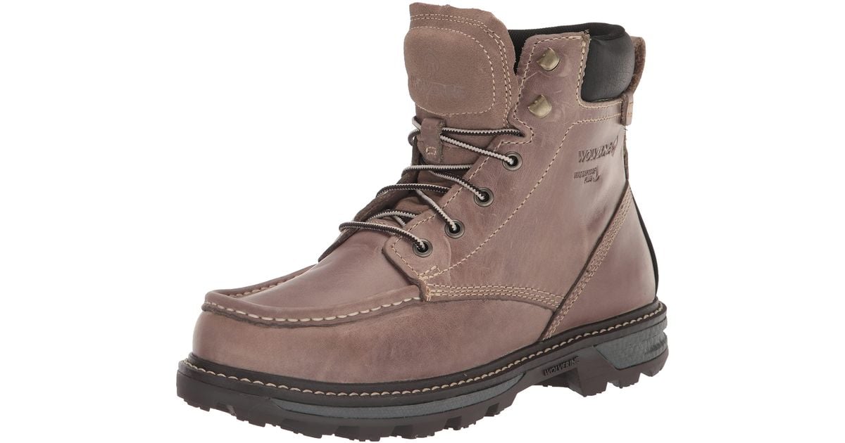 Wolverine Forge Ultraspring Moc Toe Waterproof 6in Fashion Boot in