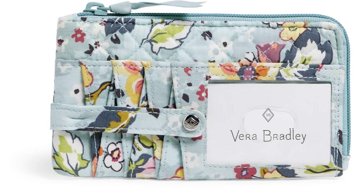 Vera Bradley Signature Cotton Ultimate Card Case Wallet With Rfid