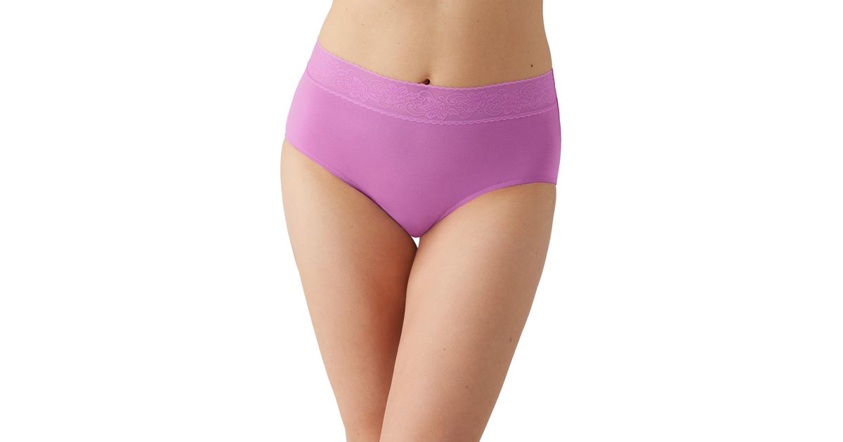 Wacoal Comfort Touch Brief Panty in Purple