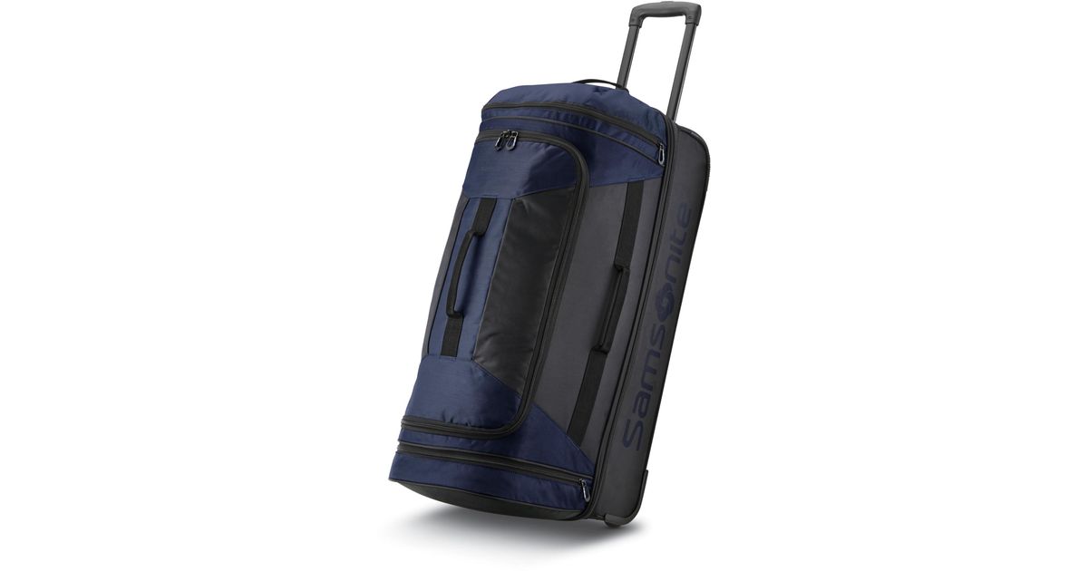 Samsonite Andante 2 Wheeled Rolling Duffel Bag in Blue Lyst UK