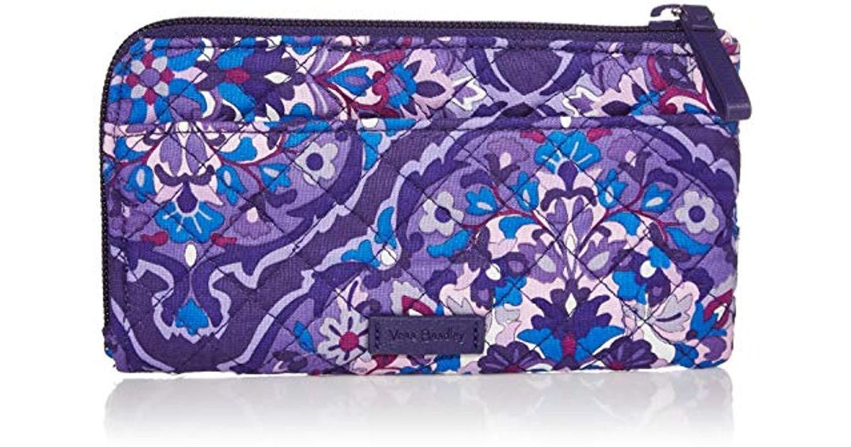 Vera Bradley Protection Signature Cotton Rfid Ultimate Card Case Wallet