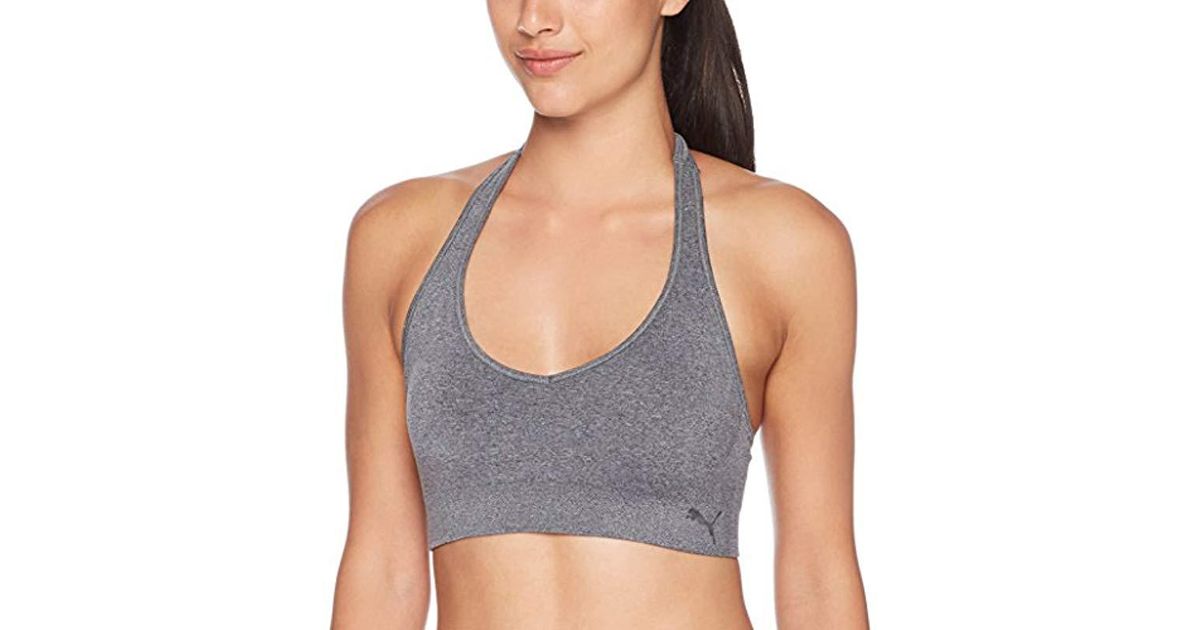 puma sports bra amazon