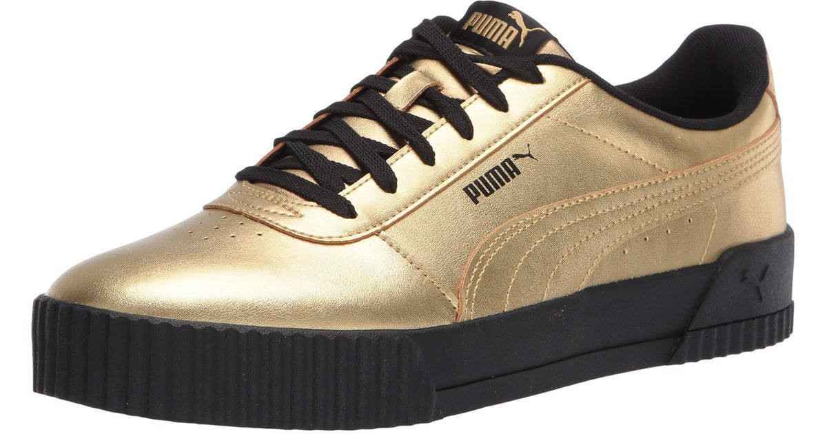 puma carina metallic sneakers