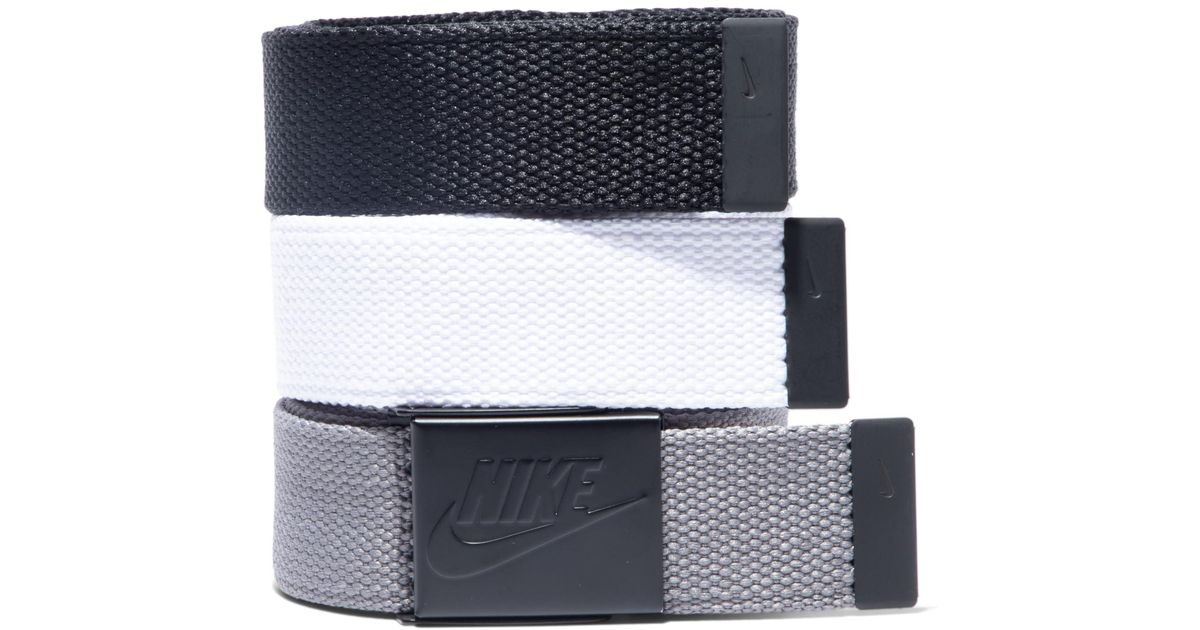 Nike Pack Golf Web Belt in Blue for Men Lyst UK