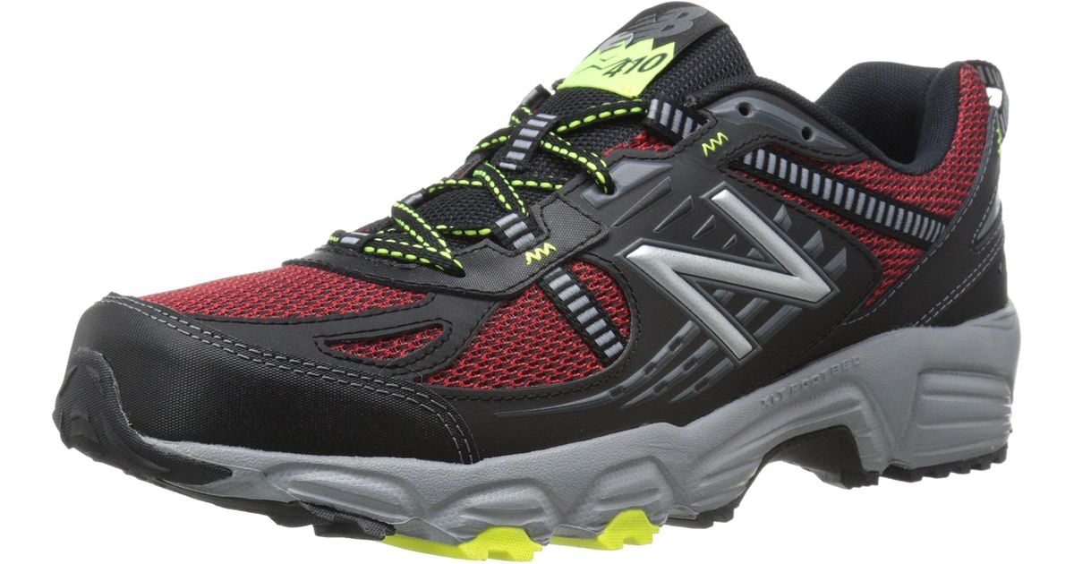 New Balance Lace 410 V4 Trail Running Shoe in Red/Black (Black) for Men ...