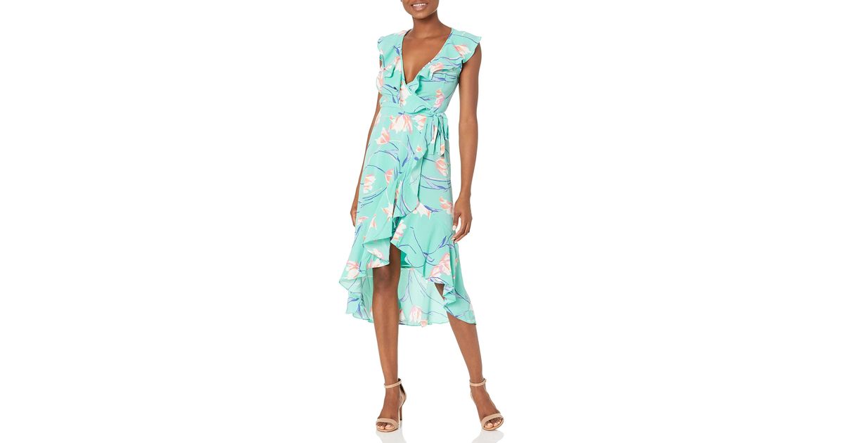 donna morgan wrap dress