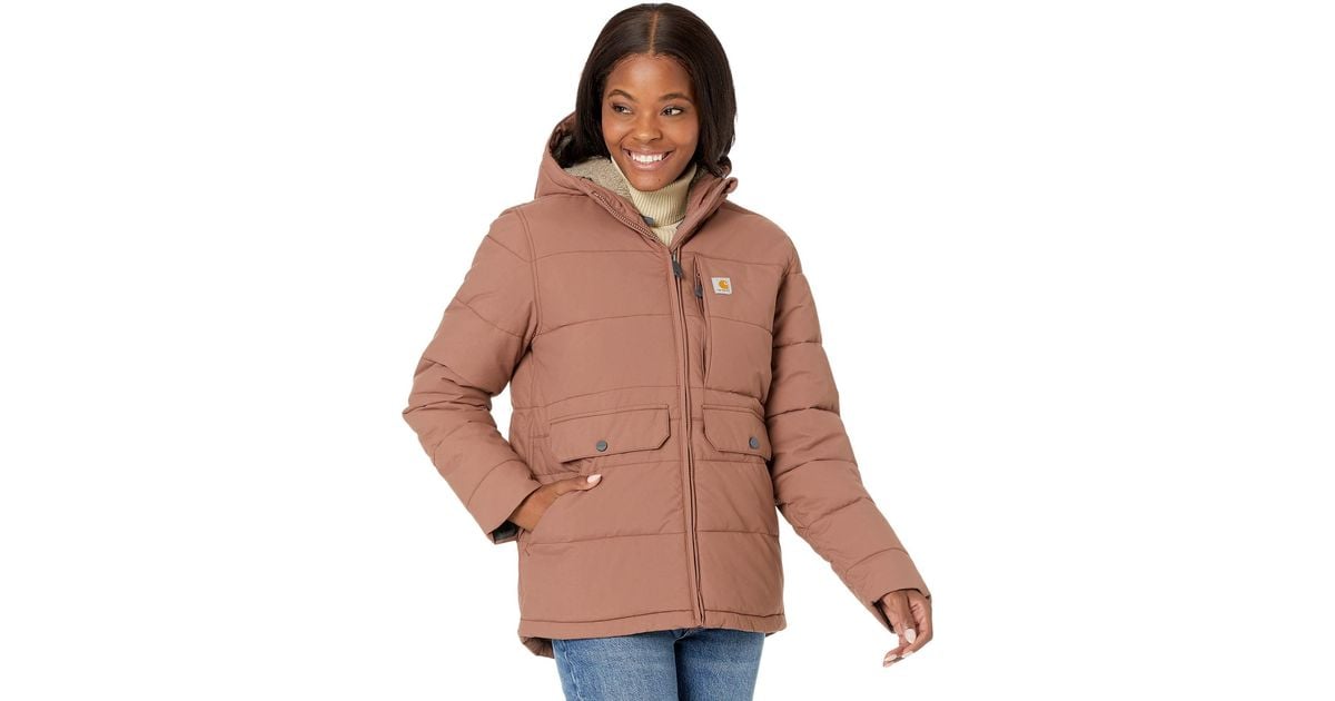 Carhartt Relaxed Fit Midweight Utility Jacket in Brown Lyst