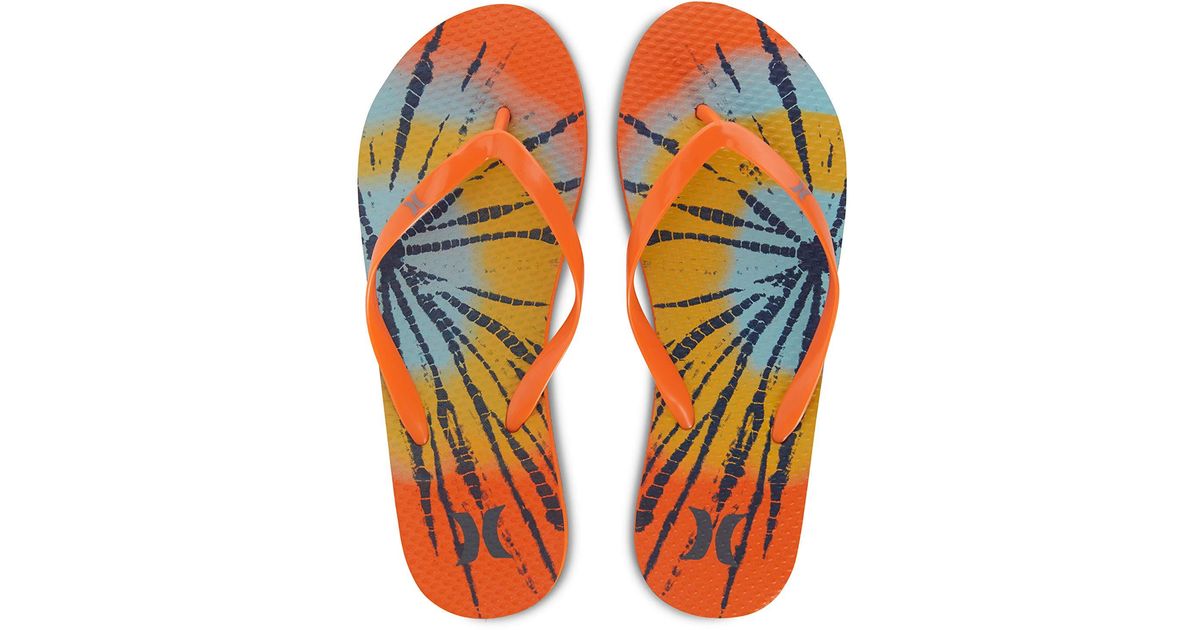 Hurley Flip Flops Cute Sandals Summer Thongs Comfort Slip On Water Shoe