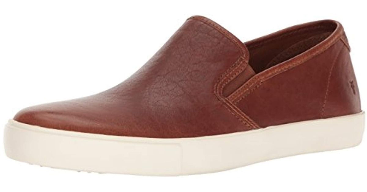 Frye Leather Brett Slip On Tennis Shoe for Men Save 46