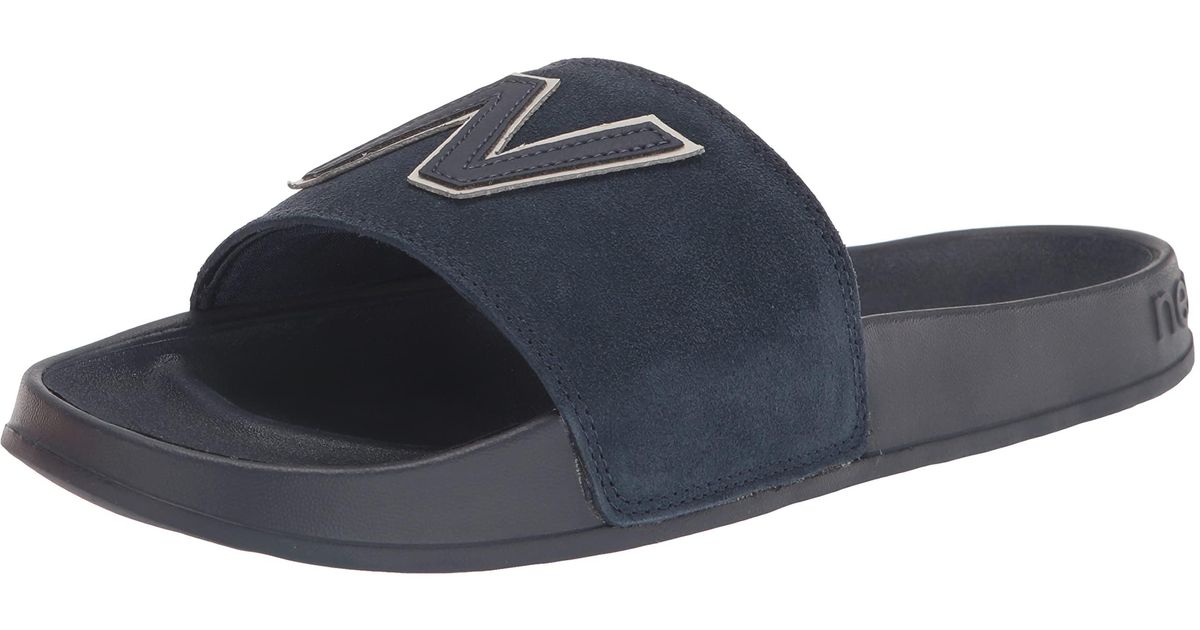 New Balance Denim 200 V1 Slide Sandal in Navy/White (Blue) for Men Lyst