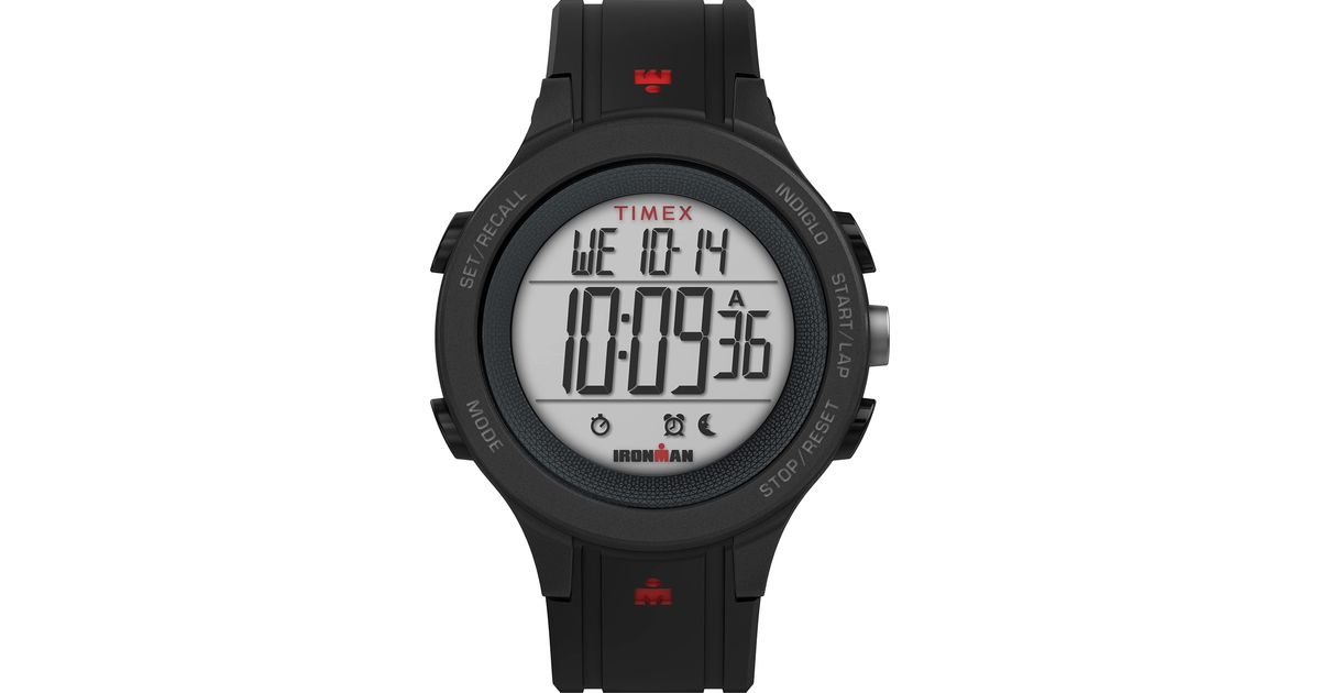 Timex Synthetic Ironman T200 42mm Quartz Watch in Black for Men Lyst