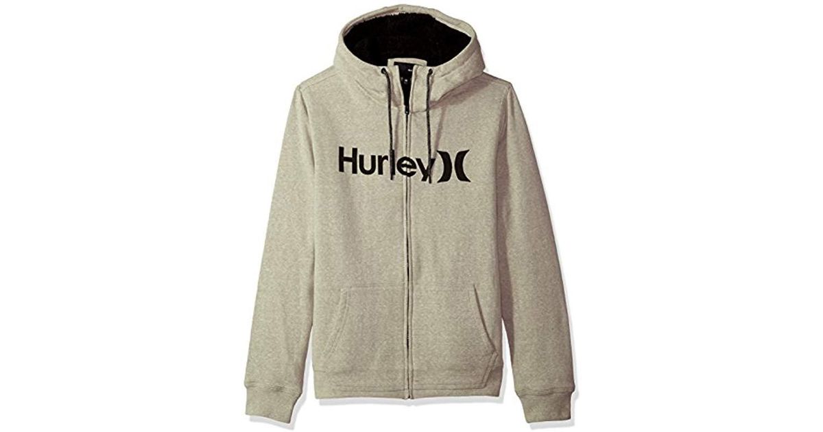 hurley zip up hoodies