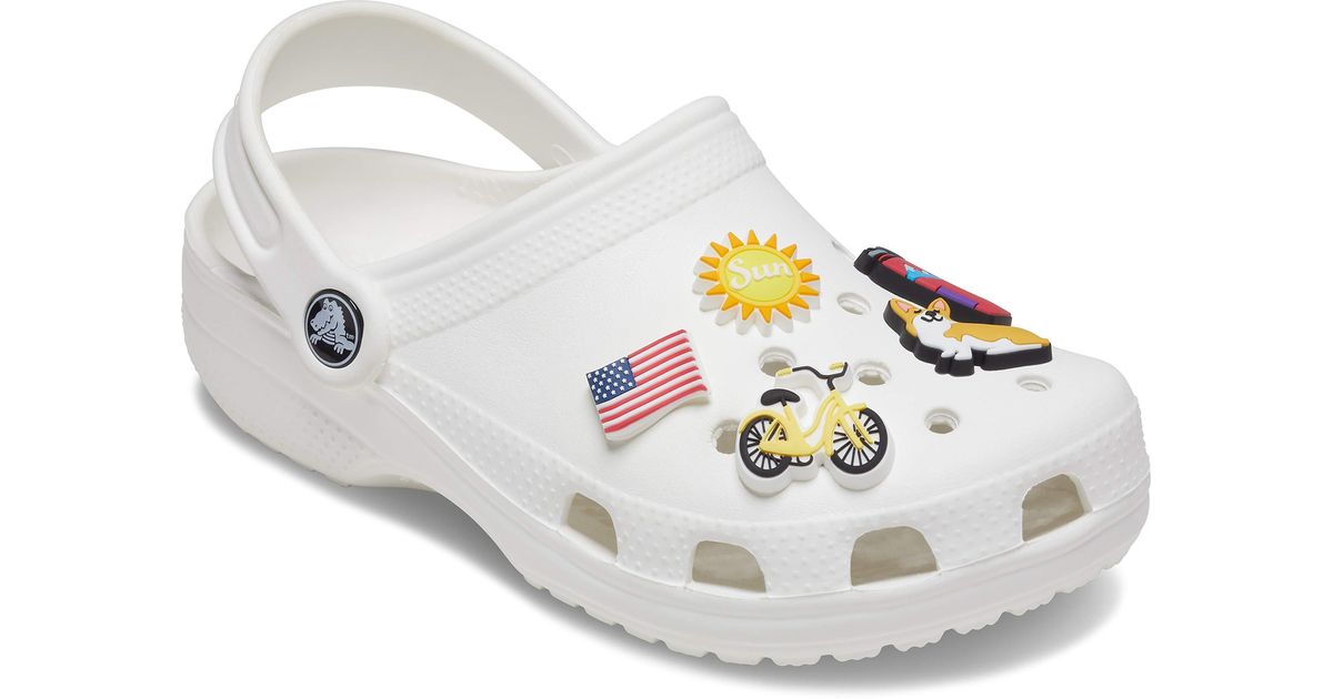 Crocs™ Jibbitz 5pack Summer Shoe Charms Jibbitz For in White Lyst