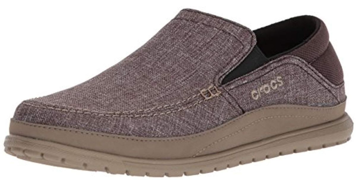 Crocs™ Canvas Santa Cruz Playa Slipon Loafer for Men Crocs™ Canvas Santa Cruz Playa Slipon Loafer for Men