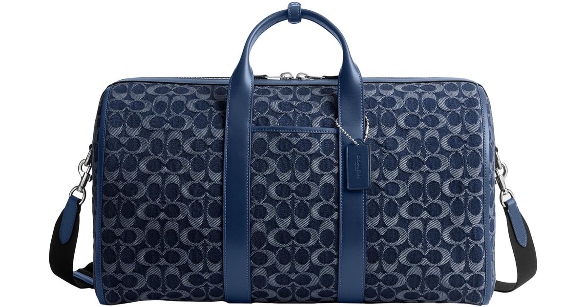 ◆Coach◆ Gotham Duffle 45 in Signature Denim CAS28 DEB COACH® | Gotham Duffle Bag 45 In Signature Denim