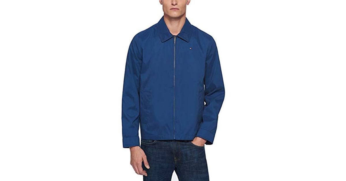 Tommy Hilfiger Synthetic Lightweight Microtwill Golf Jacket (regular