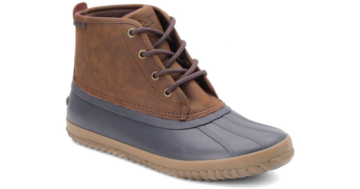 sperry men's breakwater duck boots black