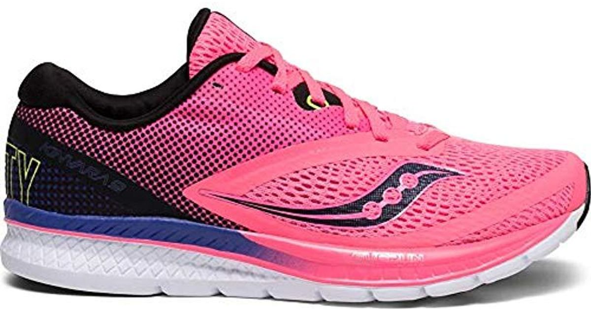 saucony pink running shoes