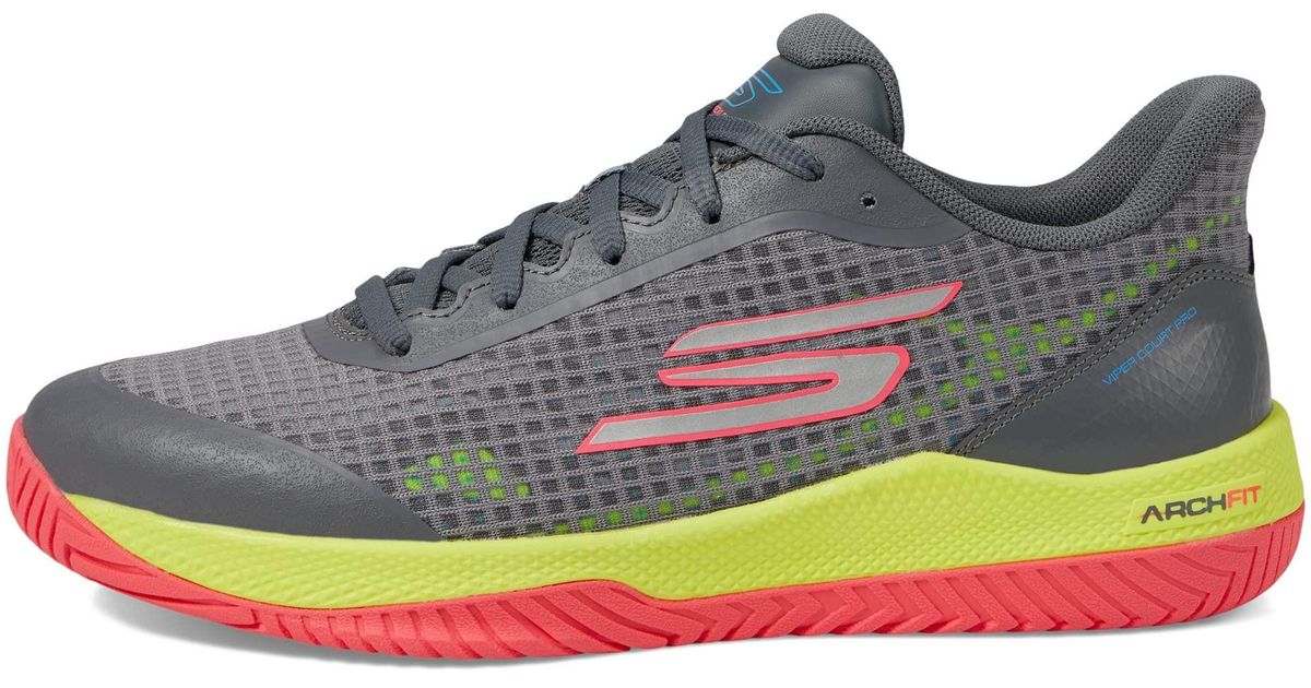 Skechers Viper Courtathletic Indoor Outdoor Pickleball Shoes With Arch
